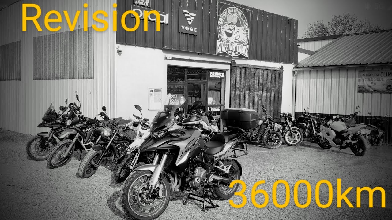 Révision 36000 sur la QJMOTOR , Test du MCR X1R, M-Flush Xenum + Plastic Restorer