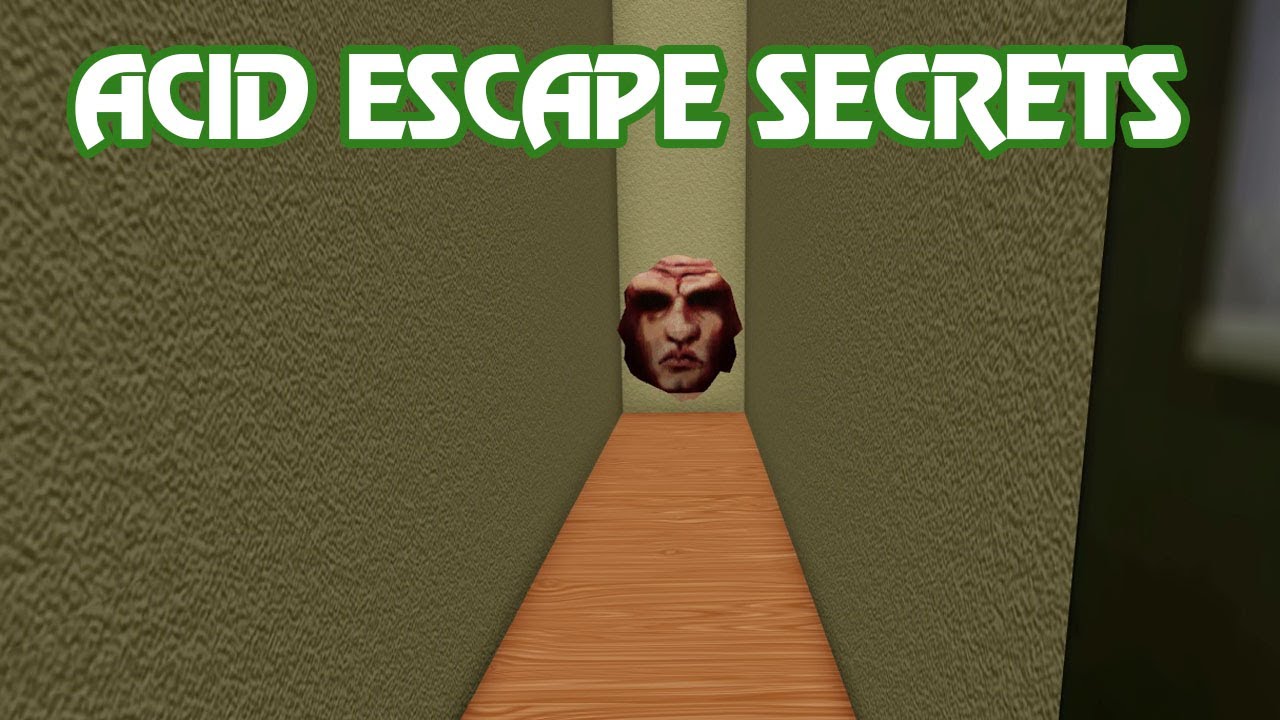 Acid Escape Secrets/Easter Eggs (Roblox) 2025