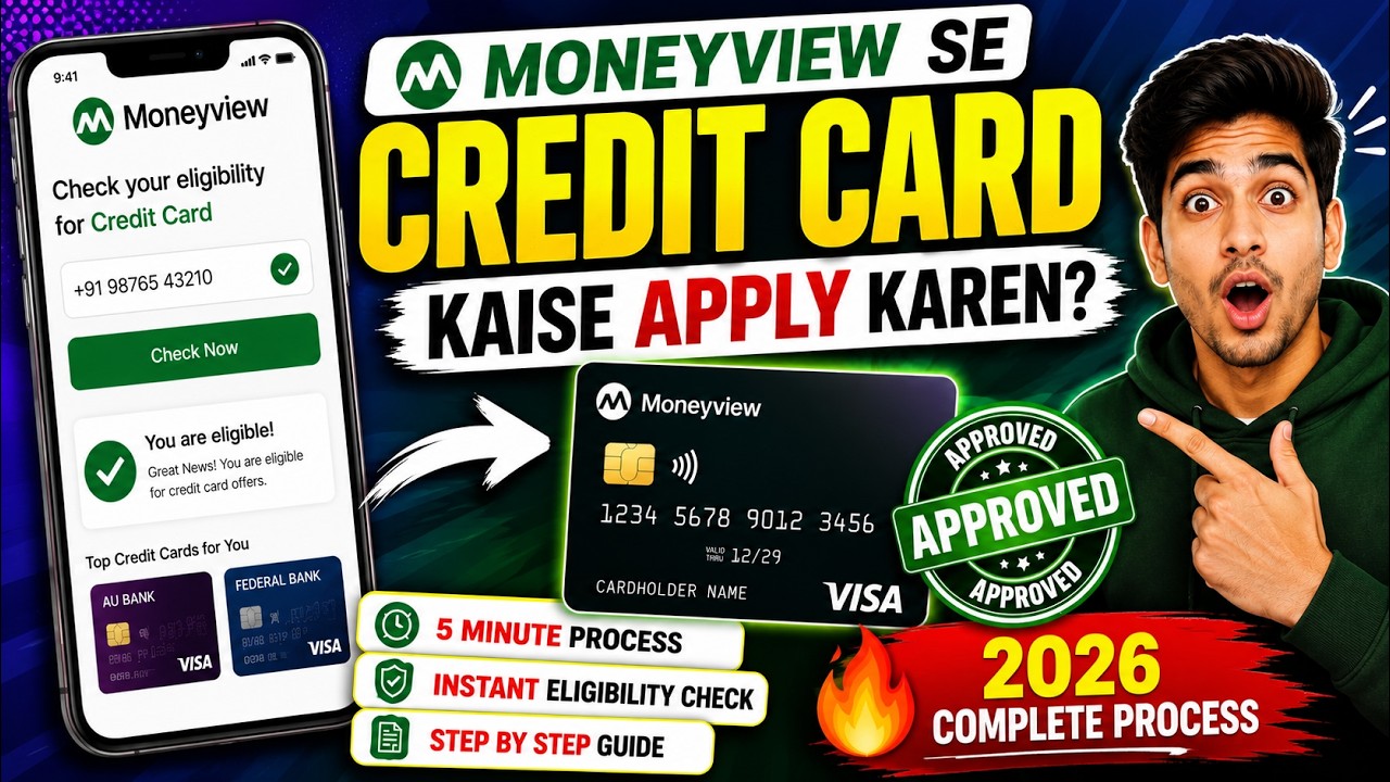 How to Apply for a Credit Card via Money View