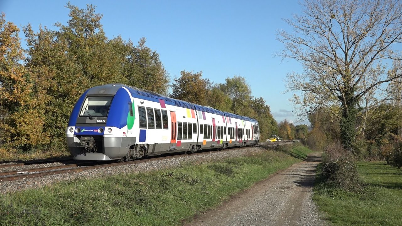 AGC 543N Transilien en Rhône-Alpes #B82500