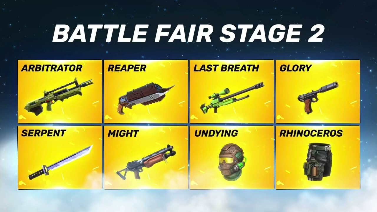 Battle Fair Stage 2 with gameplay for Guns of Boom (4/2022)