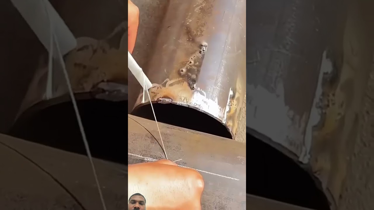 Pipe t joint cutting #welding #welder #hardwork #hardwork #mydeen #pipingskills #pipingjob