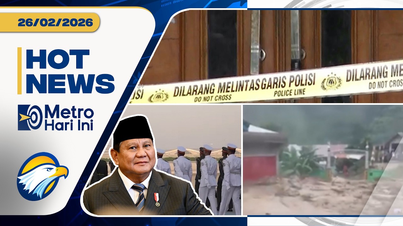 HOT NEWS - Pembunuhan Ormas di Bantul,  Banjir Terjang Permukiman Bima, Presiden Lawatan ke Arab