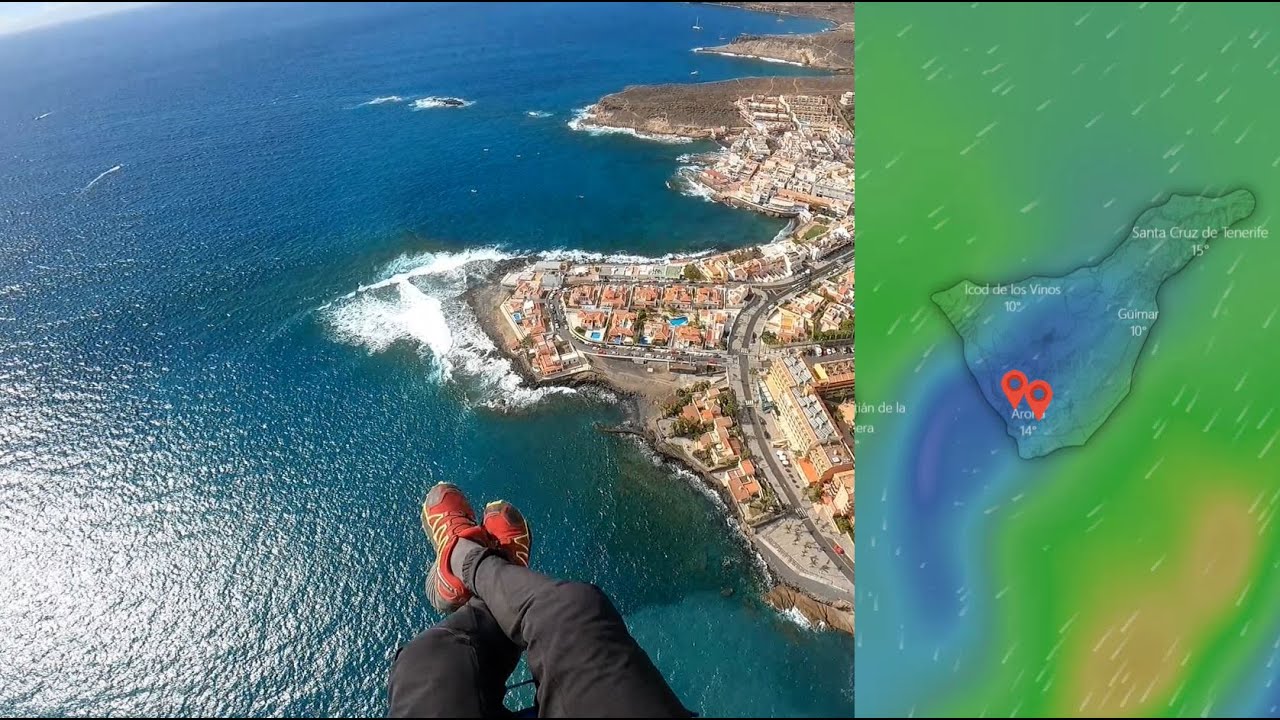 Come volare in Parapendio nel sottovento di Tenerife