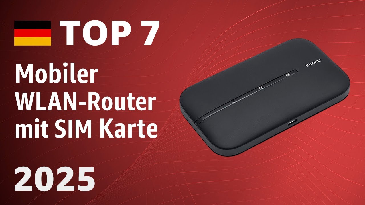 TOP – 7.  Bester mobiler WLAN Router mit SIM Karte 5G, LTE Hotspots. Test & Vergleich 2025