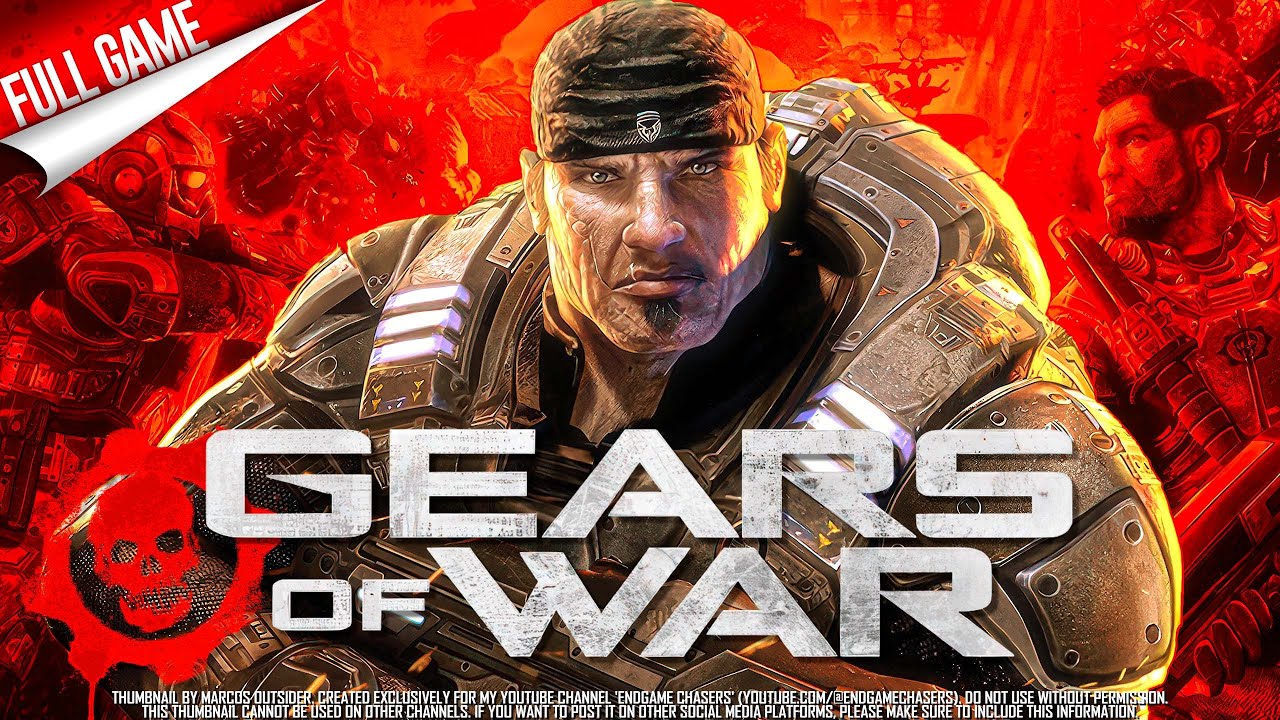 Gears of War (2007) (PC) No Commentary Longplay [4K 60fps]