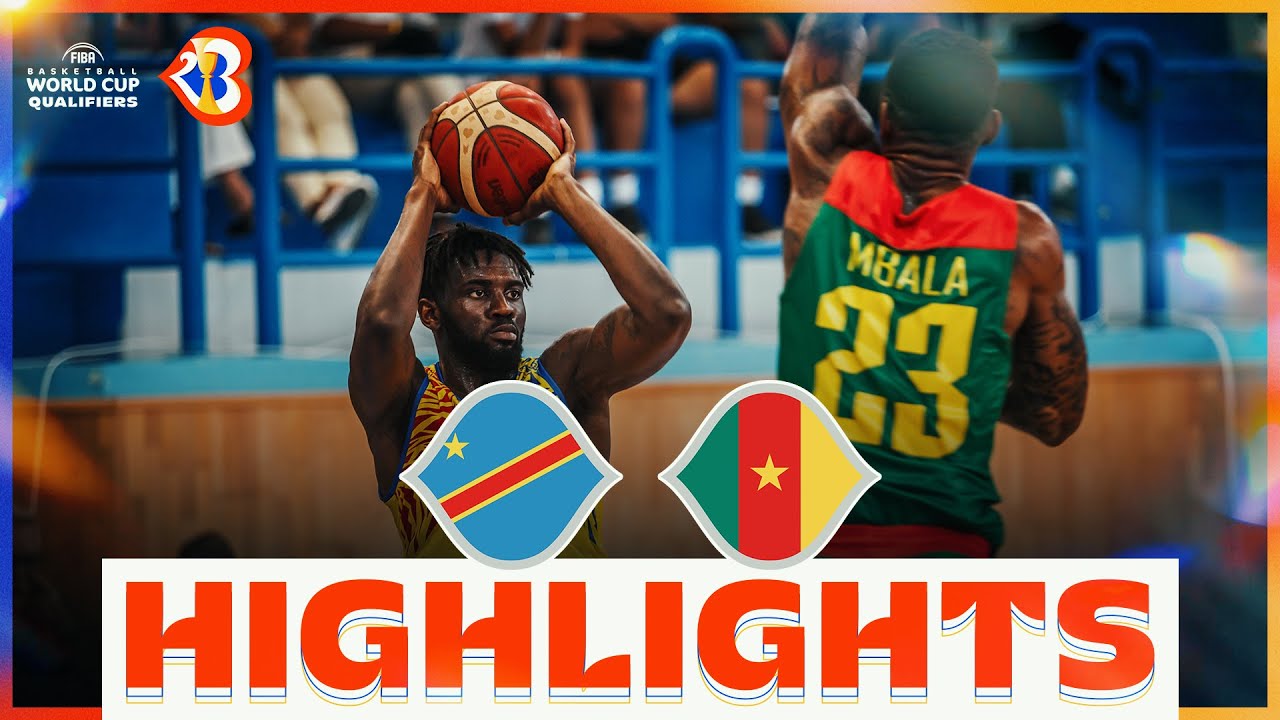 🇨🇩 COD - 🇨🇲 CMR | Basketball Highlights - #FIBAWC 2023 Qualifiers