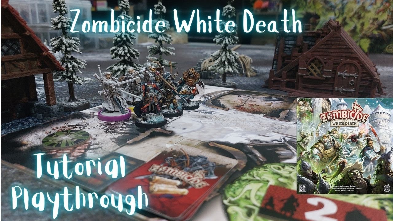 CMON Games Zombicide White Death Tutorial Playthrough