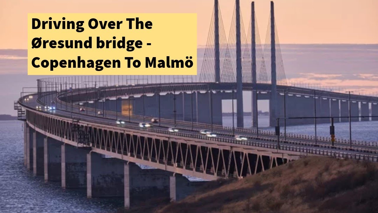 Crossing the Øresund Bridge: Copenhagen to Malmö.