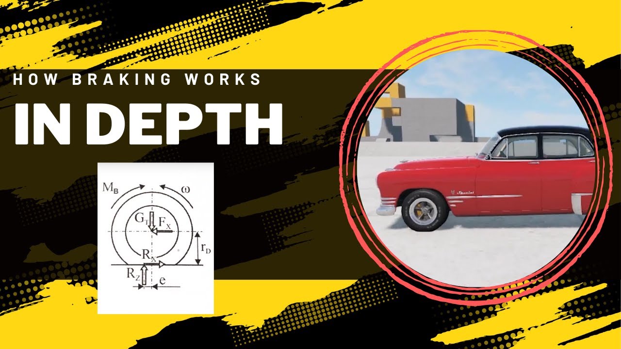 How braking works in depth (force and torque analysis)