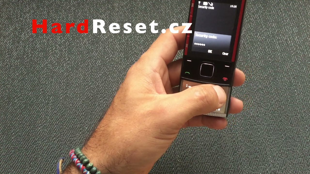 Nokia X3 Black Red - Factory Hard Reset