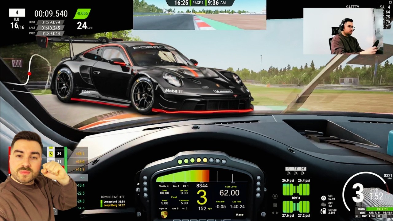 Increasing my SA in Assetto Corsa Competizione with my best lap in Zolder Circuit