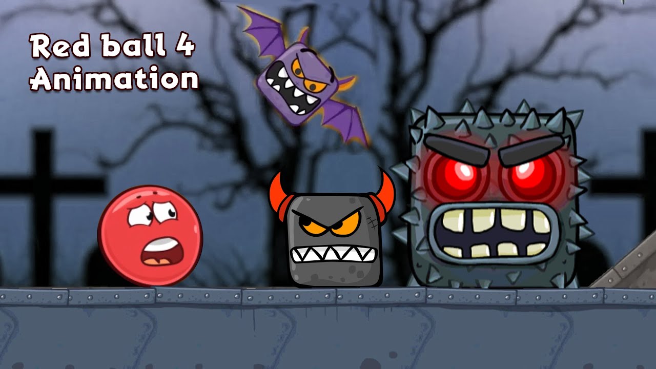 Red Ball 4 Animation Series Red Ball Hero Vs Evil Boss In The Factory