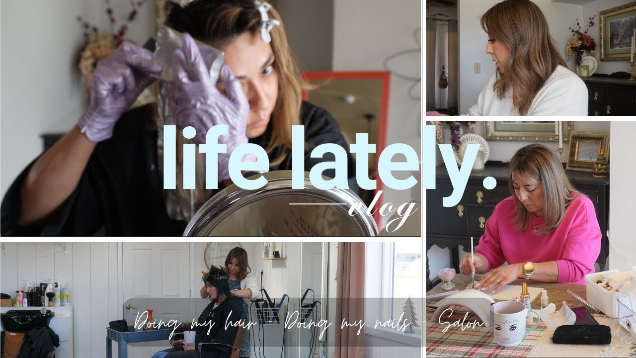 Getting Myself Back Together: DIY hair, nails and brows + working in the salon
