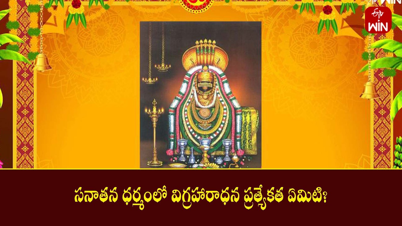 సనాతన ధర్మంలో విగ్రహారాధన ప్రత్యేకత ఏమిటి? | Mana Dharmam | ETV Life Spiritual