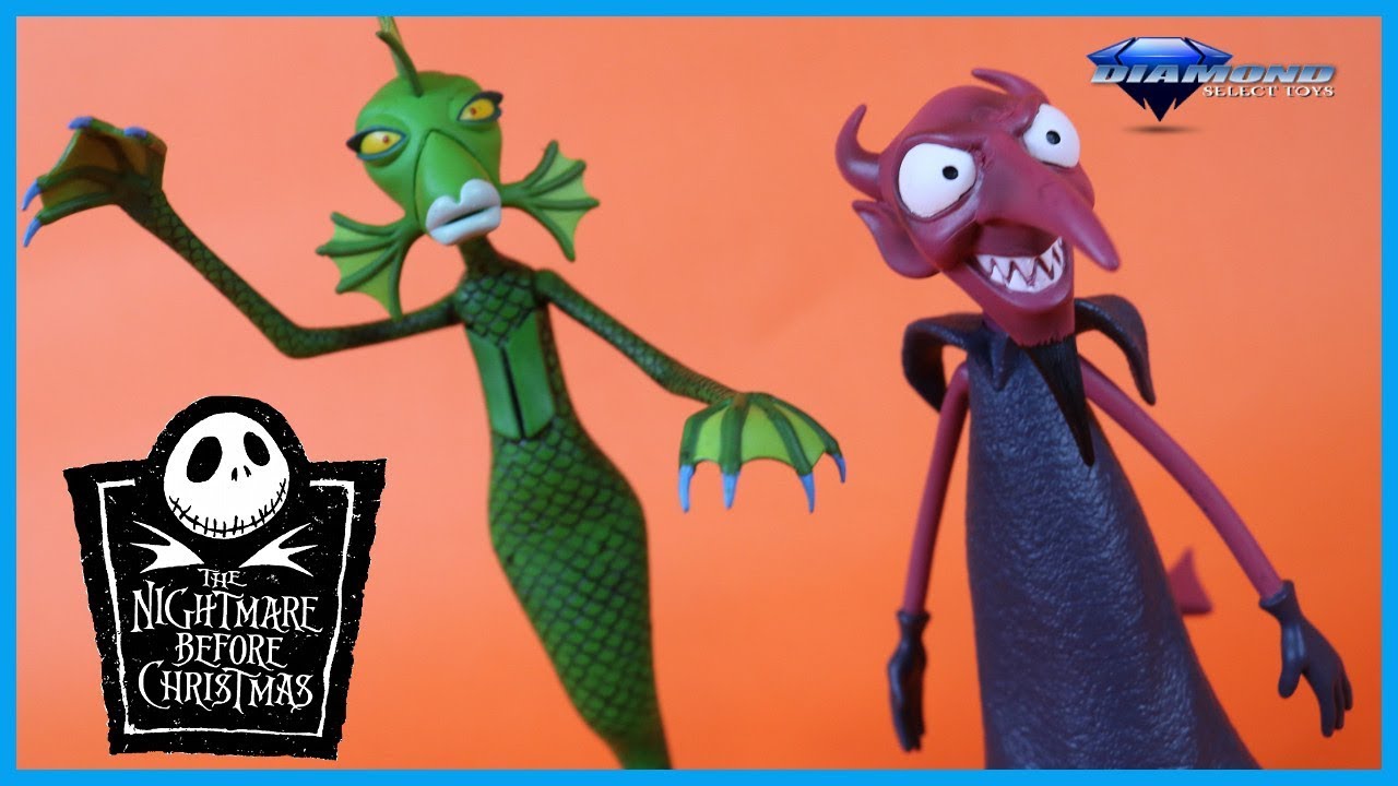 Diamond Select Nightmare Christmas DEVIL & UNDERSEA GAL Action Figure Toy Review
