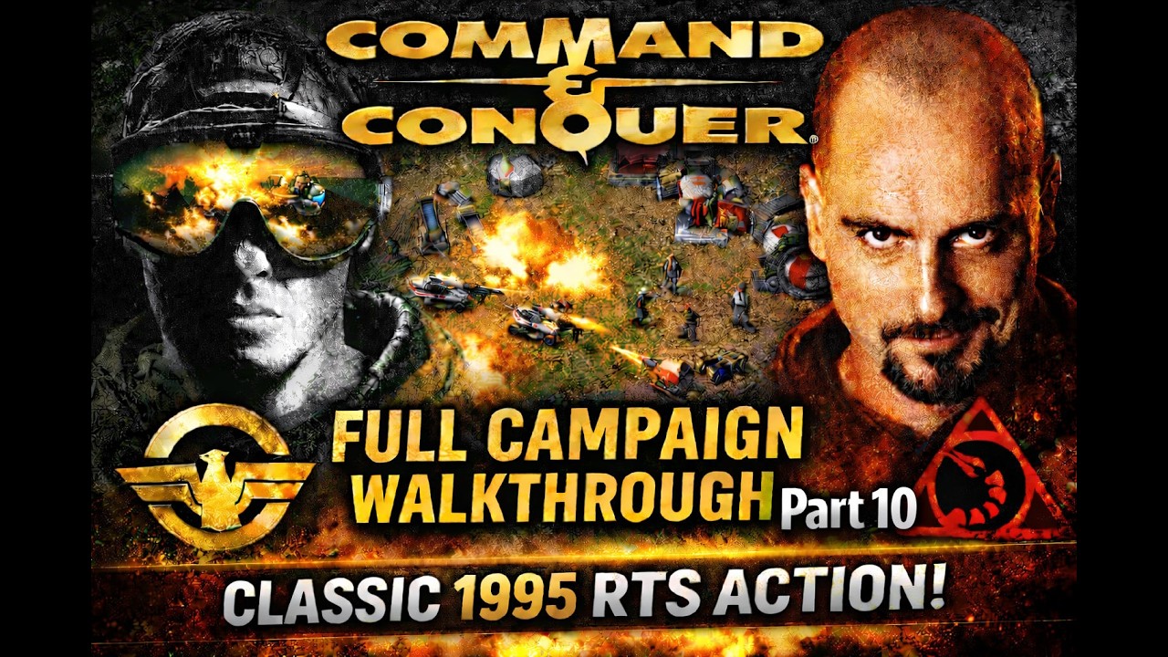 Command & Conquer (1995) – Full Campaign Walkthrough | Classic RTS Gameplay (Part 10)