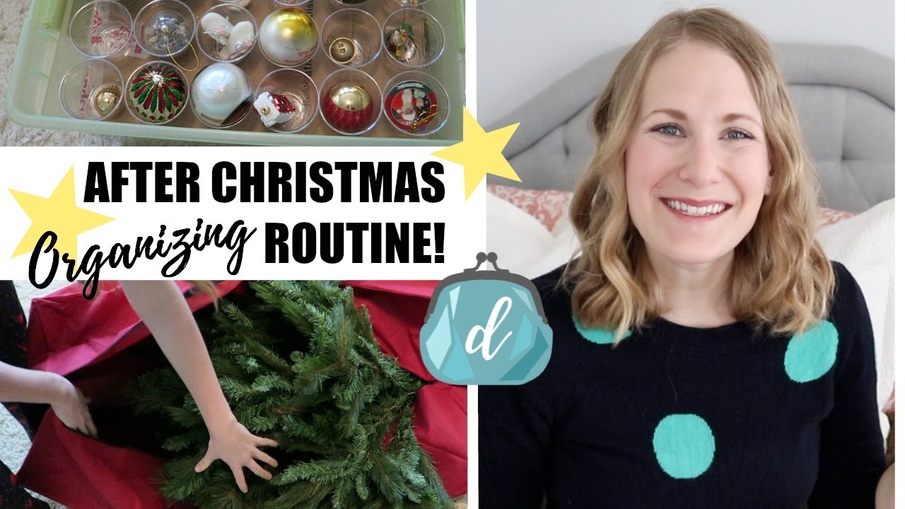 After Christmas Organization & Cleaning Routine