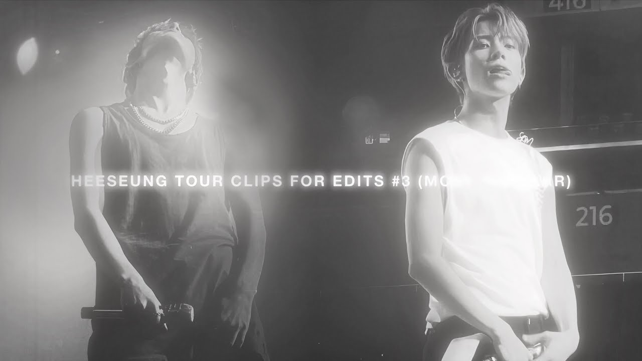 HEESEUNG TOUR CLIPS FOR EDITS #3 (MOST POPULAR)