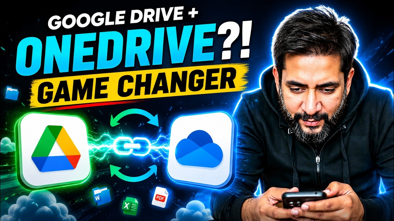 Google Drive & Microsoft OneDrive Connected?! This Changes Everything 🤯