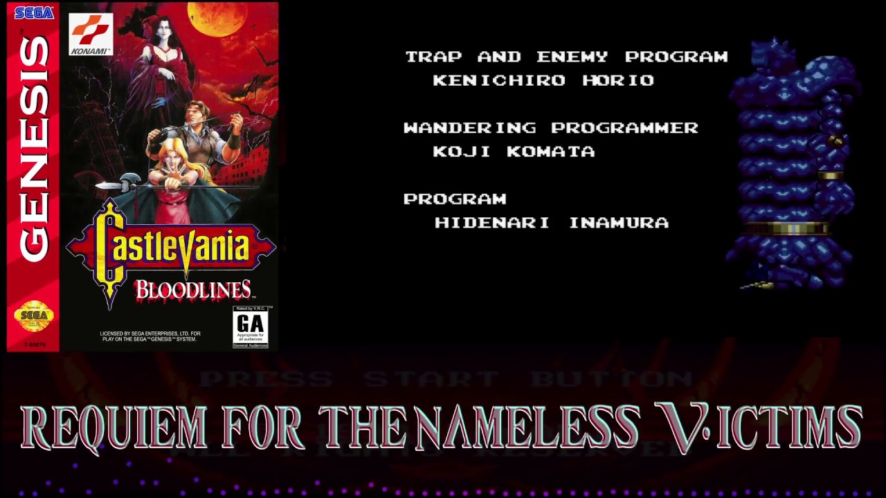 Castlevania Bloodlines - Requiem for the Nameless Victims (SNES Remix)
