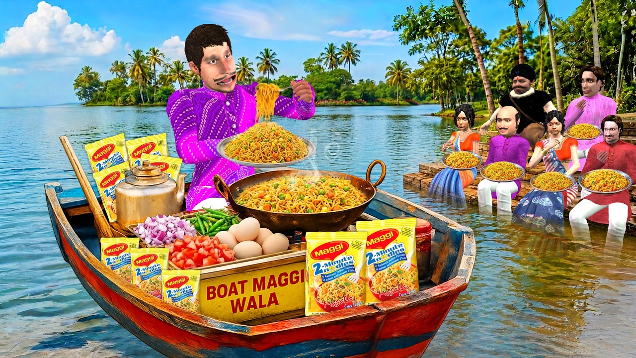 The Boat Maggi Wala | Village Lake Desi Jugaad Comedy Hindi Kahaniya