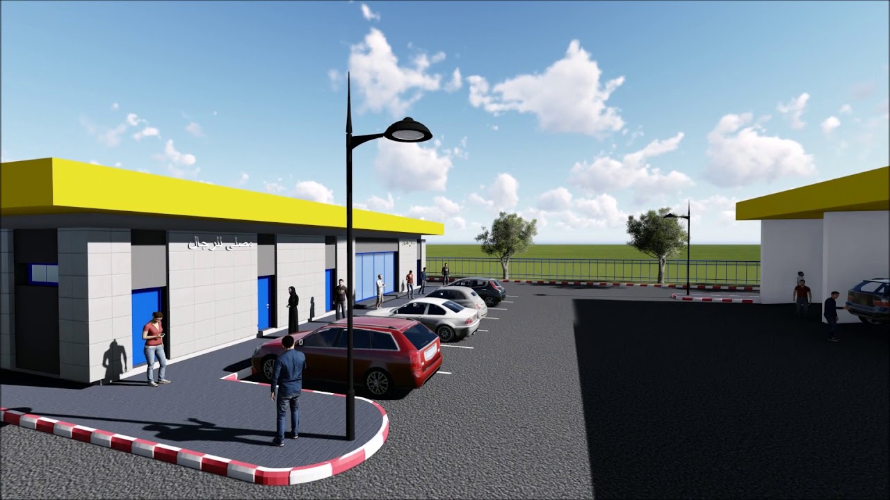 projet de station de service ,