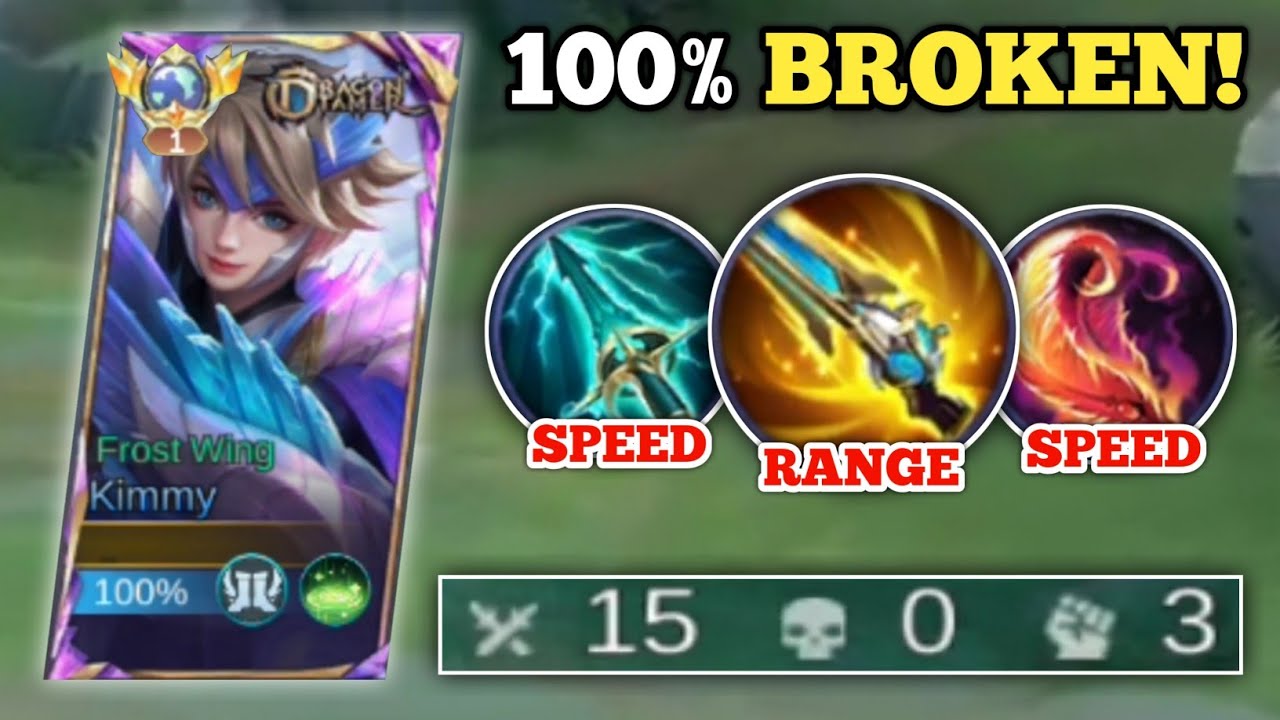 KIMMY BEST BUILD AND EMBLEM 2026! (100% broken!💀) KIMMY NO EDIT GAMEPLAY -MLBB