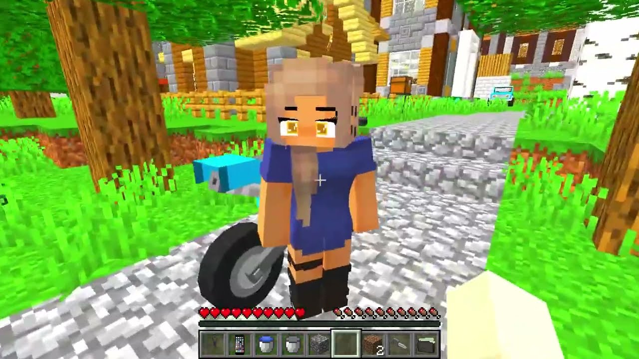 Mia FIGLIA VEDE SBRISER E La BULLA Mentre... Su Minecraft!