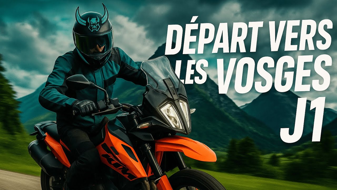 Départ vers les Vosges - Jour 1 🏍️
