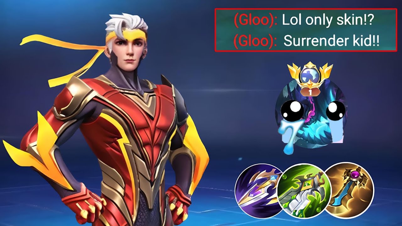 HOW TO COUNTER TANKY EXP LANER USE  TOO CHOU / mlbb😱