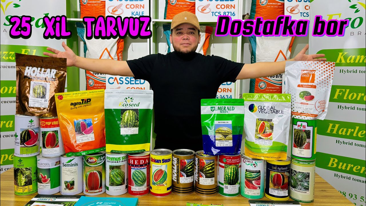 Tarvuz Uruglar Holler Solenson Global Eco seed Gigant bursa Dostafka bor +99833 301 90 90