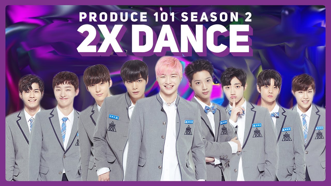 Produce 101 Season 2 2X Speed Dance | 5 Concept Songs (Never, Showtime, etc.)