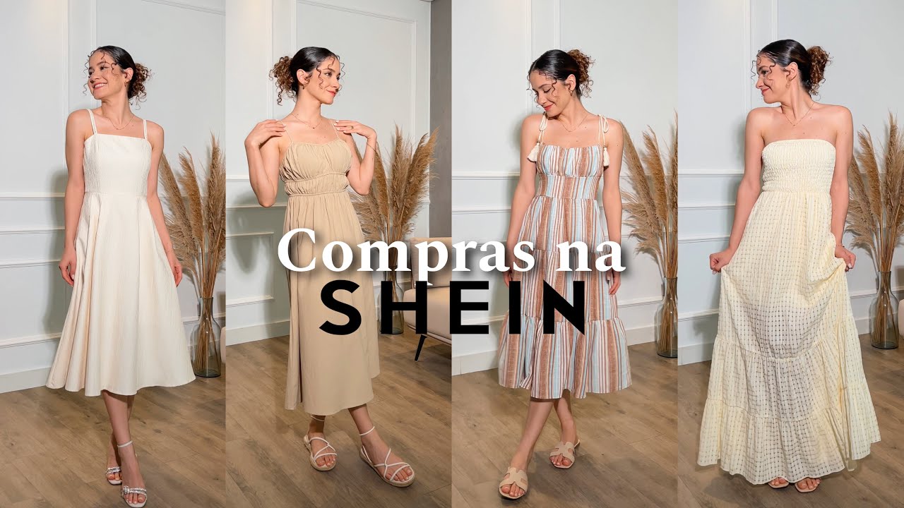 COMPRAS NA SHEIN que deram super certo! | vestidos, blazer, pijama para o verão ☀️