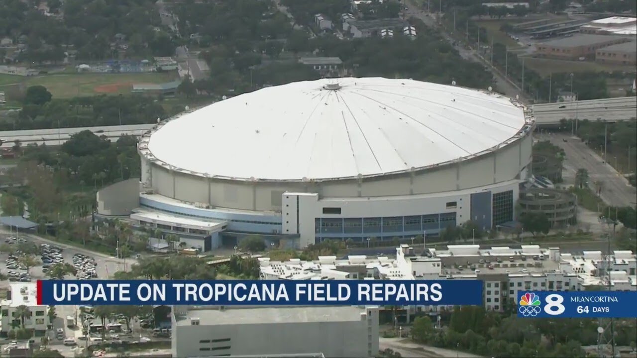 Tropicana Field repairs on track to allow Rays to play ball on opening day of 2026