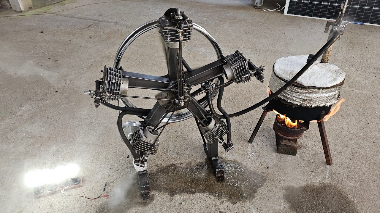 Motor a vapor( steam engine)
