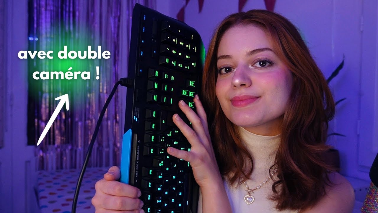 ASMR : 90 questions (très) proches du micro pour dormir + clavier mécanique !