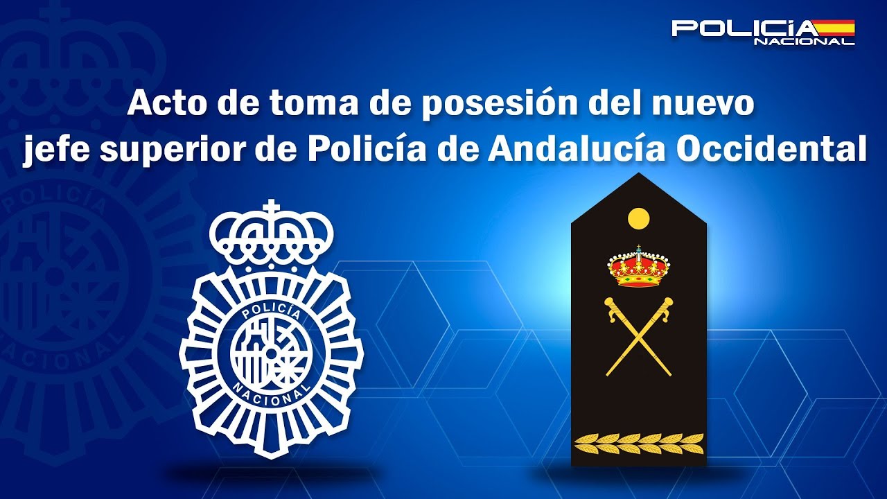 El jefe superior de Policía de Andalucía Occidental toma posesión de su cargo
