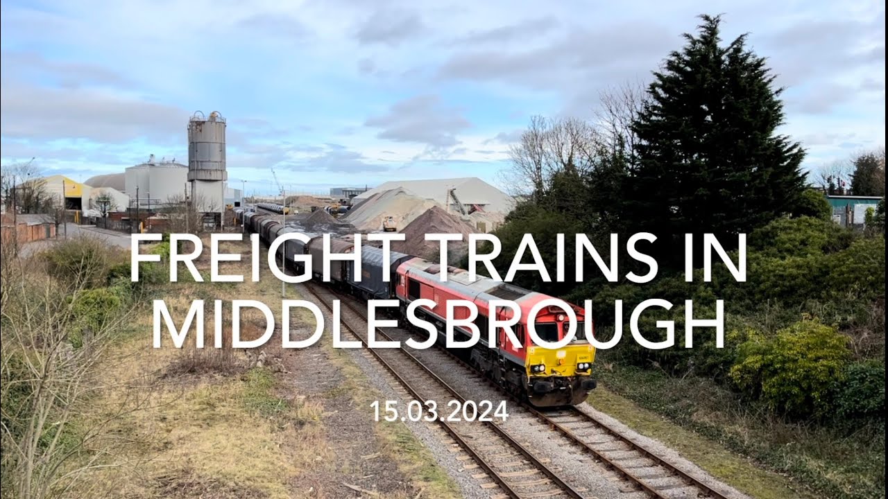 Freight Trains in Middlesbrough (15.03.2024)
