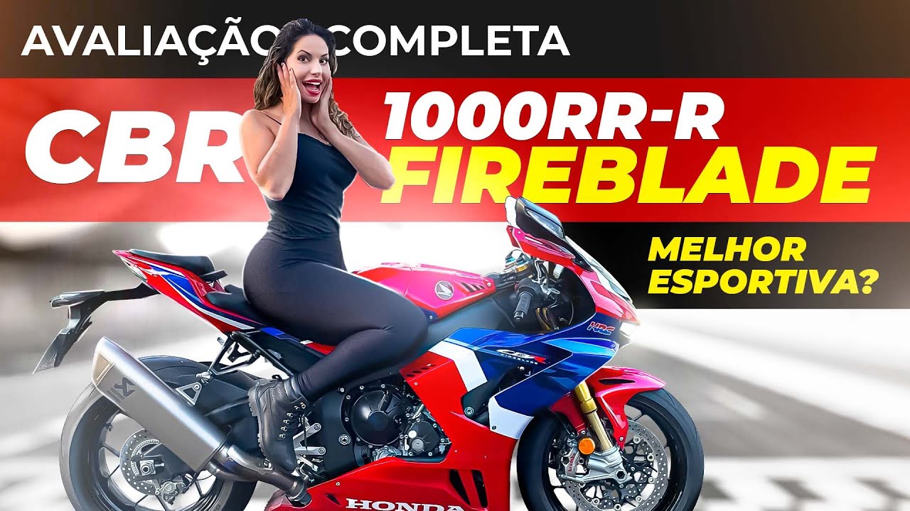 TESTE FIREBLADE - AVALIAÇÃO COMPLETA CBR 1000RRR FIREBLADE