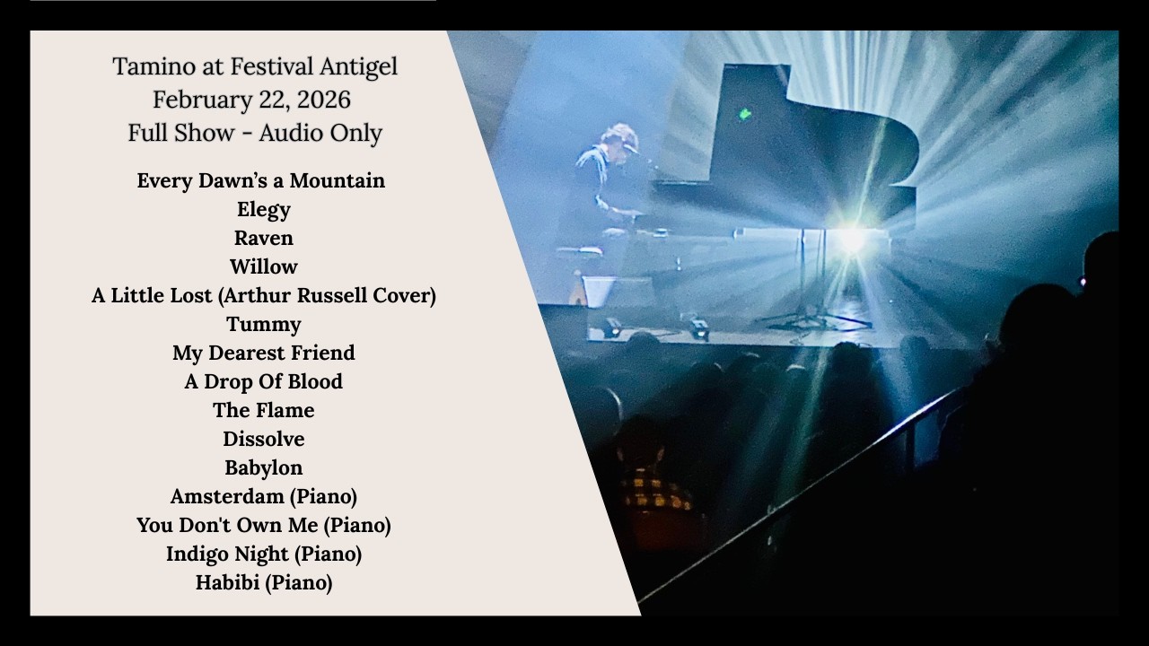 Tamino & Frederik Daelemans at Festival Antigel in Geneva on Feb 22, 2026 Full Show (AUDIO ONLY)