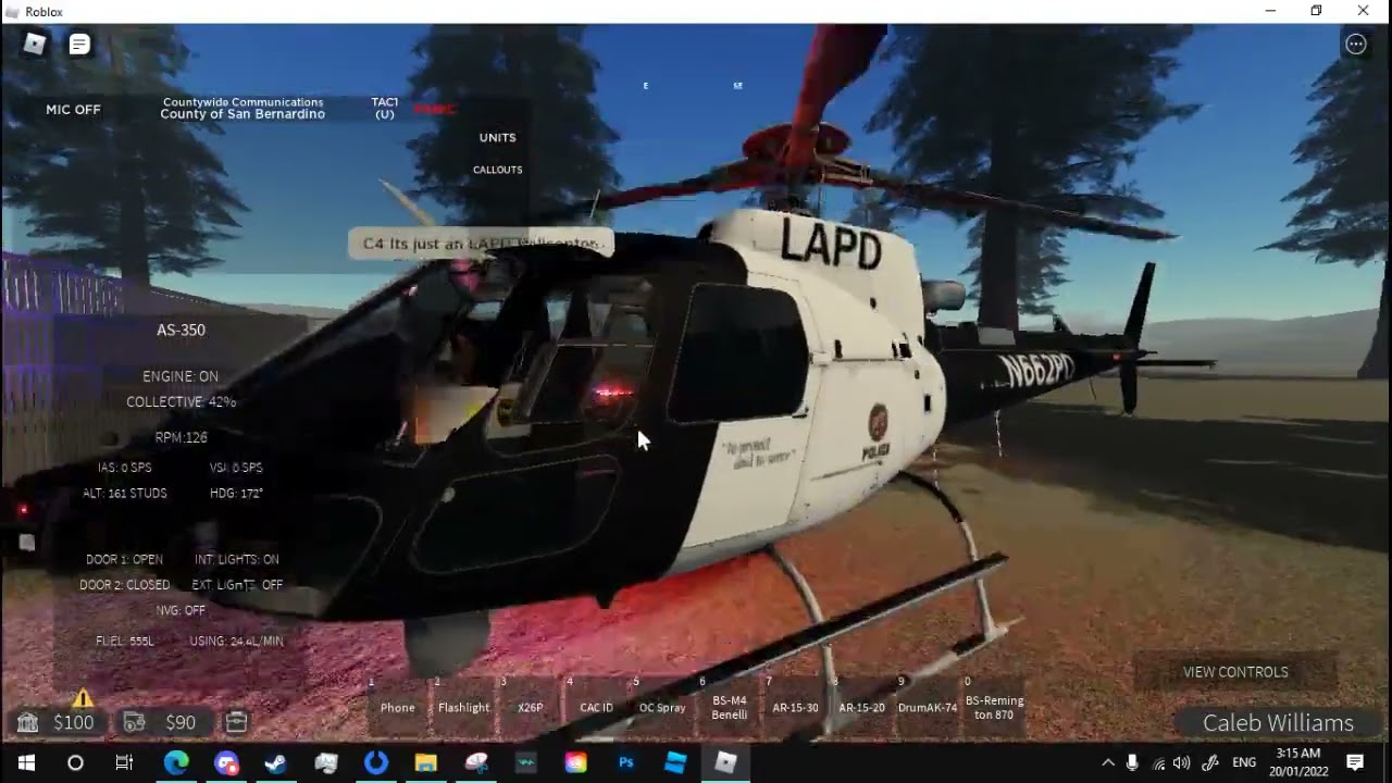 MP / LAPD Air-One Patrol | Victor Valley!