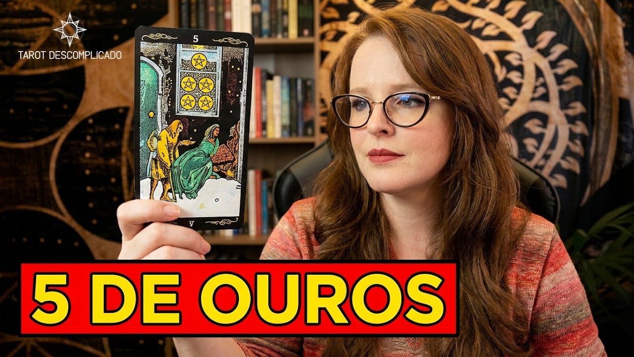 5 DE OUROS - CURSO DE TAROT GRÁTIS PARA INICIANTES | TAROT DESCOMPLICADO | LIZA GOLBA