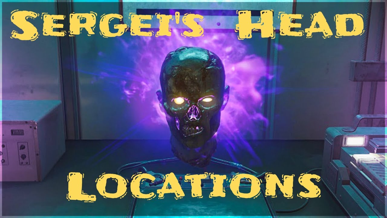Sergei's Head Locations - Firebase Z (Cold War Zombies)