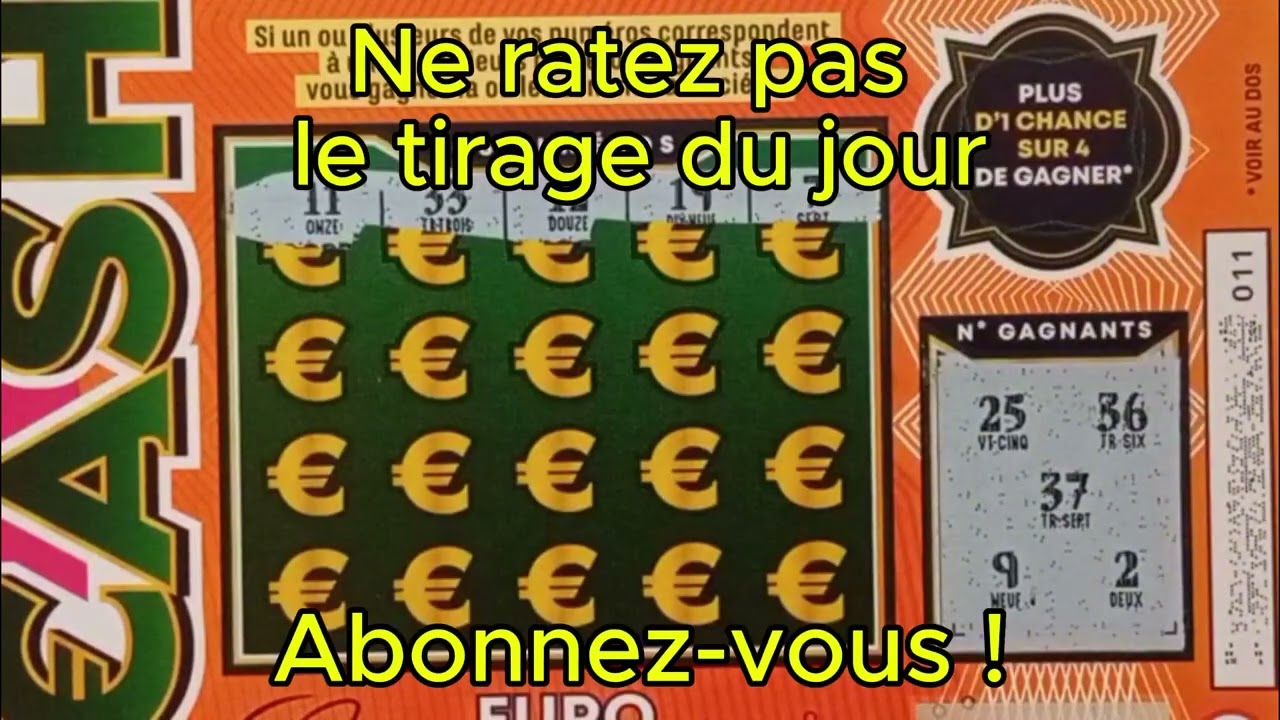 🤞Ticket du 25 janvier🤞