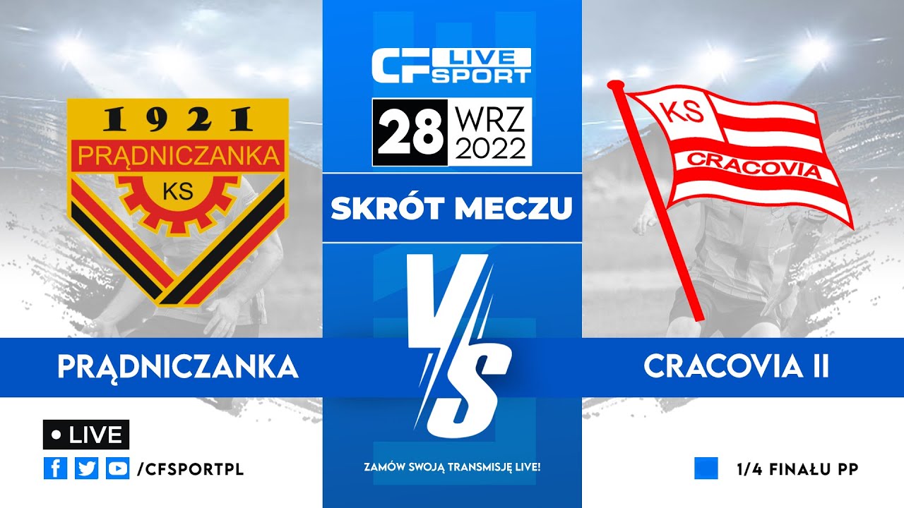 Skrót meczu: Prądniczanka Kraków - Cracovia II