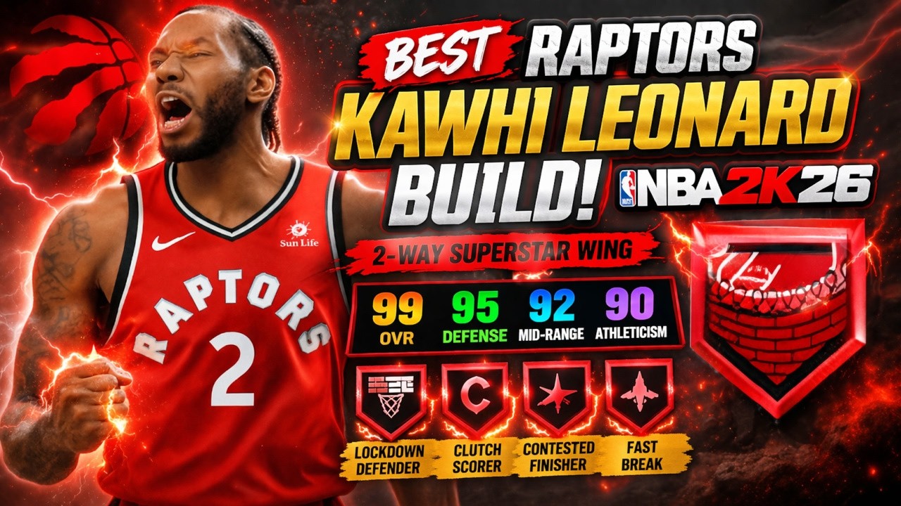 Best *RAPTERS* KAWHI LEONARD Build in NBA 2K26