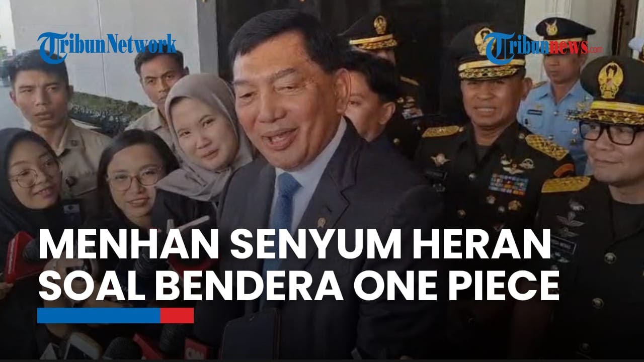 Menhan Tersenyum Heran Soal Ramai Bendera One Piece Jelang HUT Ke-80 RI