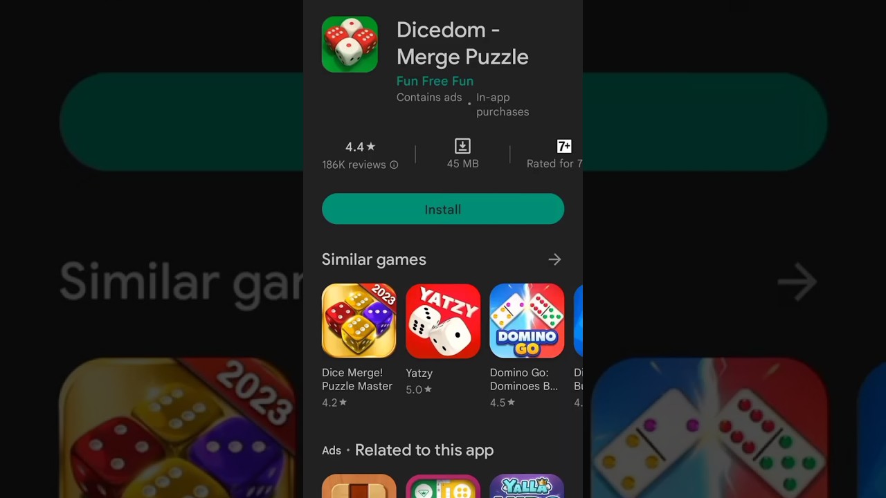 Dice Merge Online Earning Game/ withdraw Proof/ Dicedom merge puzzle Game Real or Fake/#onlinegame