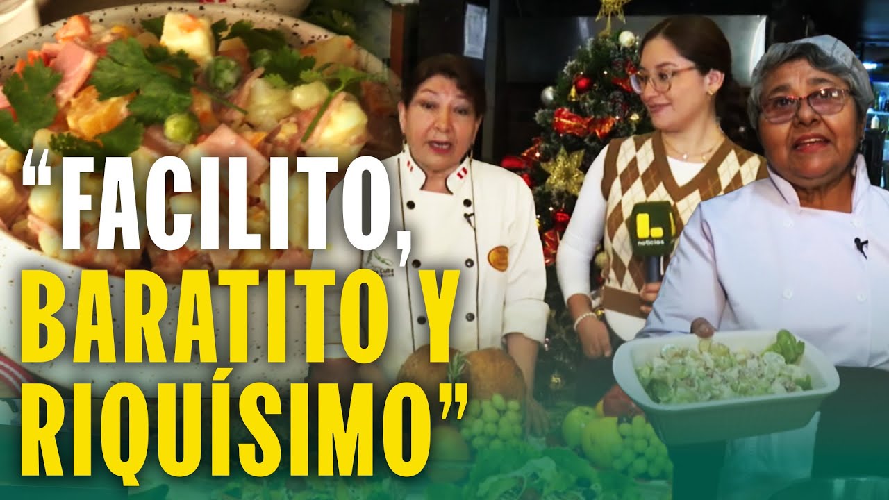 ¡Para que sorprendas en la cena navideña! Aprende a preparar estas ricas ensaladas